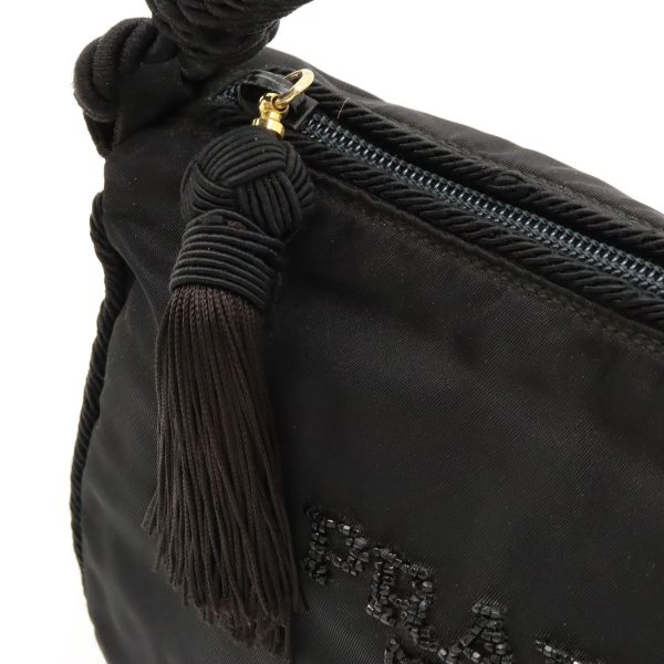 12400727 7 Prada Handbag Rope Handle Fringe Tassel Beads