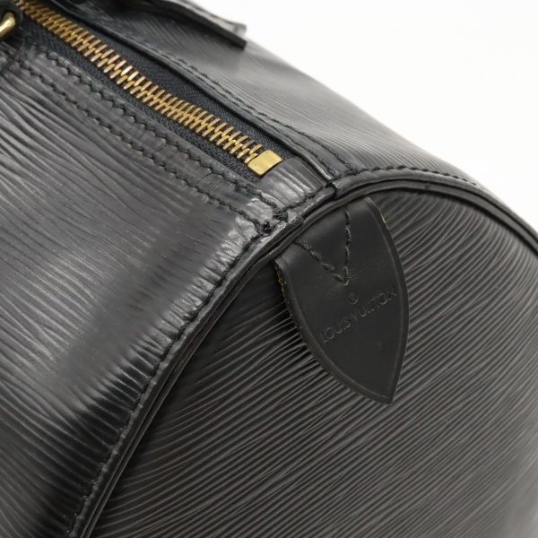 12400730 8 LOUIS VUITTON Speedy 30 Handbag Epi Black