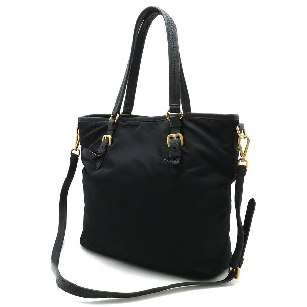 12400900 2 Prada Tote Bag Nylon Black