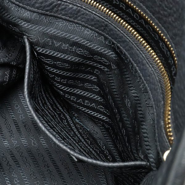 12400900 6 Prada Tote Bag Nylon Black