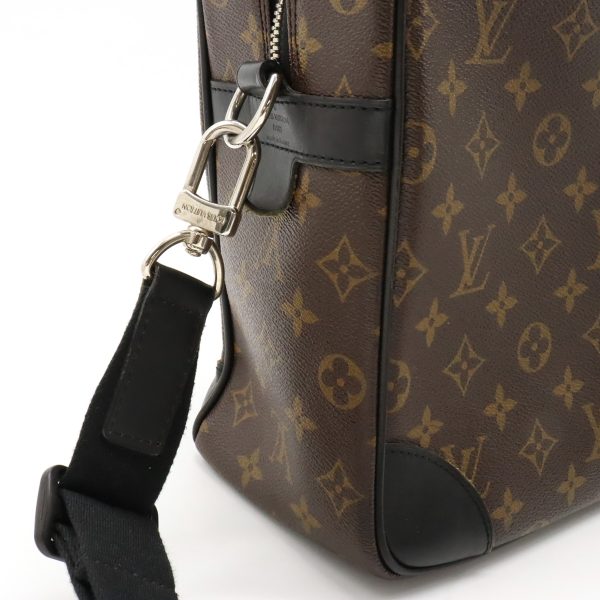 12400979 7 LOUIS VUITTON PDV Porte de Cumin Voyage GM Business Bag 2WAY Monogram Macassar