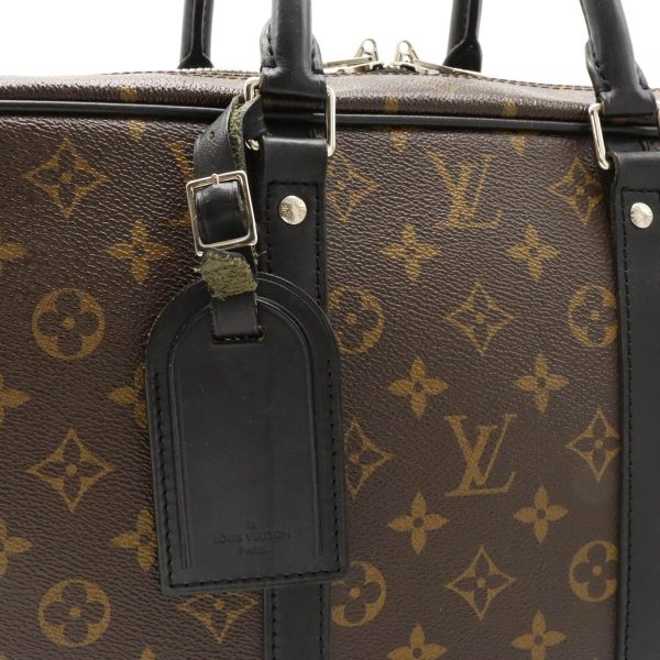 12400979 8 LOUIS VUITTON PDV Porte de Cumin Voyage GM Business Bag 2WAY Monogram Macassar