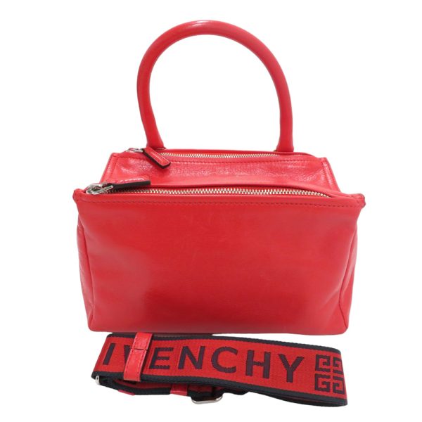 1240101040540 1 Givenchy Pandora Small 2WAY Bag Red