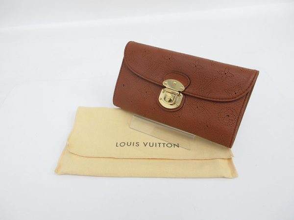 1240202195966 11 Louis Vuitton Amelia Wallet Monogram Long Wallet Cognac Brown