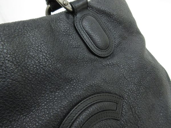 1240205050681 9 Chanel Coco Mark Tote Bag Leather Black