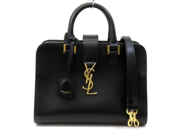 1240302006 Saint Laurent Paris Black Baby Cabas 2way Bag