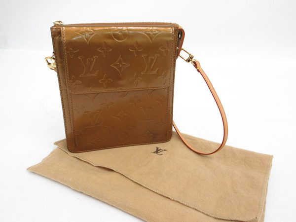 1240801036719 9 Louis Vuitton Monogram Vernis Motte Shoulder Bag Bronze