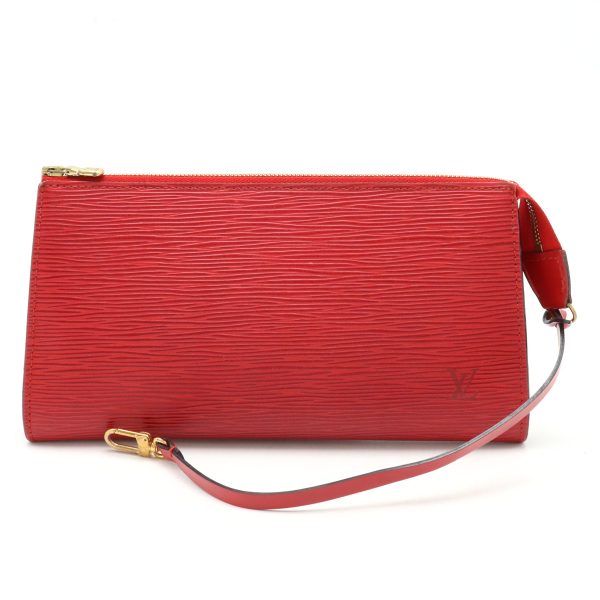 12410187 1 LOUIS VUITTON Pochette Accessory Handbag Epi Red