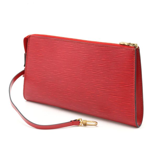 12410187 2 LOUIS VUITTON Pochette Accessory Handbag Epi Red