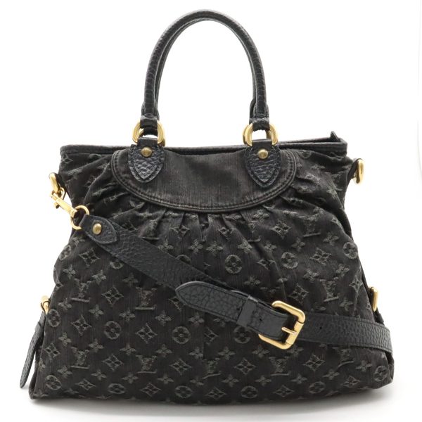 12410392 1 LOUIS VUITTON Cavy Neo 2WAY Tote Shoulder Bag Noir