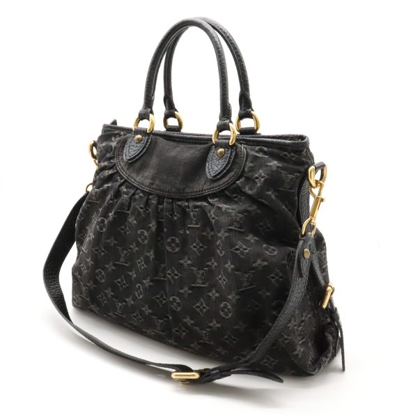 12410392 2 LOUIS VUITTON Cavy Neo 2WAY Tote Shoulder Bag Noir