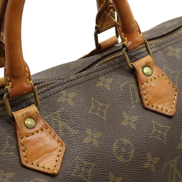 12410627 9 LOUIS VUITTON Monogram Speedy 35 Boston Handbag