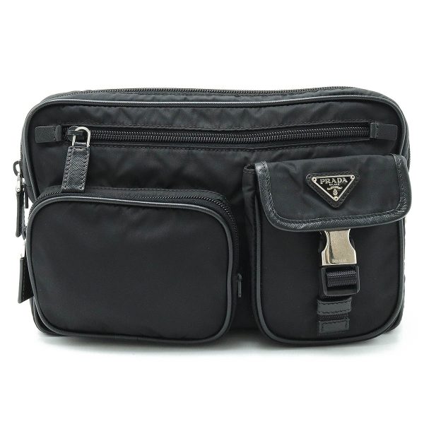 12410692 1 Prada Waist Bag Nylon Black