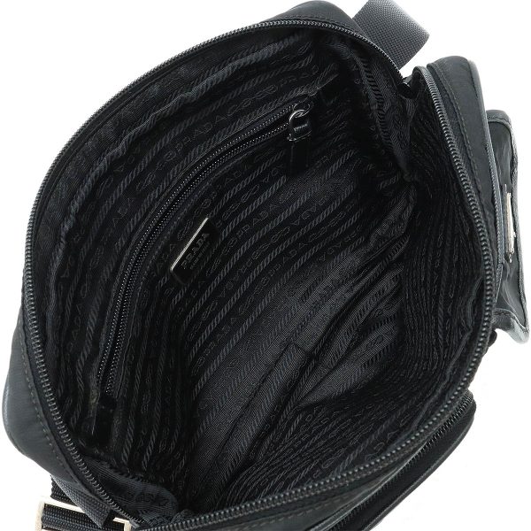 12410692 4 Prada Waist Bag Nylon Black