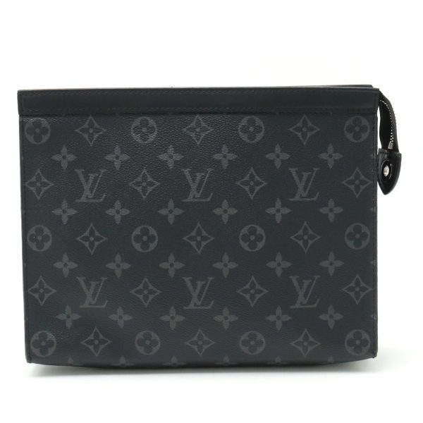 12410695 1 LOUIS VUITTON Pochette Voyage MM Clutch Bag Monogram Eclipse