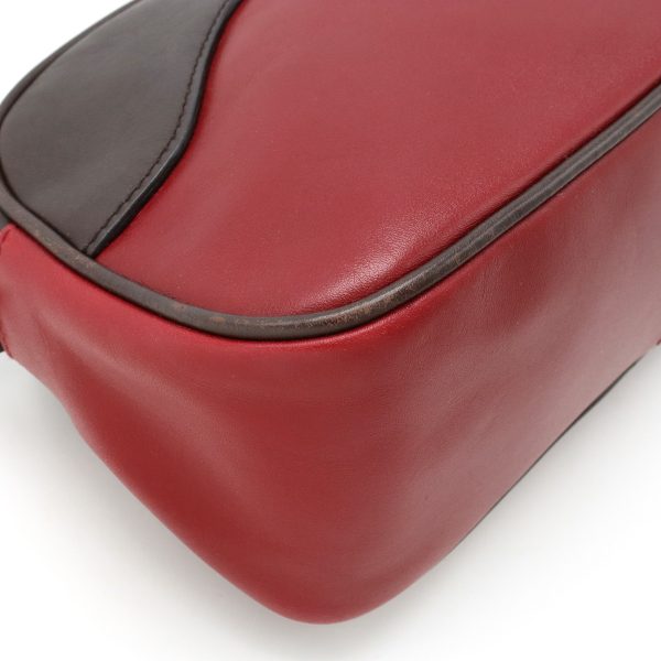 12410767 3 Prada Shoulder Bag Leather Red