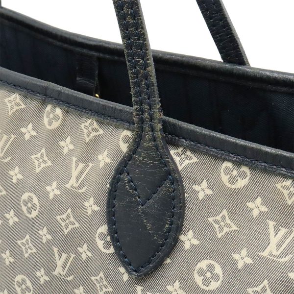 12410912 9 LOUIS VUITTON Ideal Neverfull Tote Shoulder Bag Ankle Navy