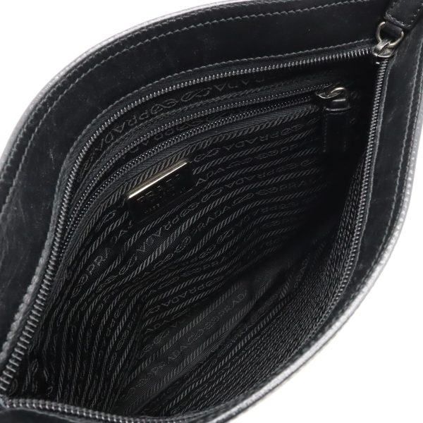 12410937 5 Prada Shoulder Bag Leather Black