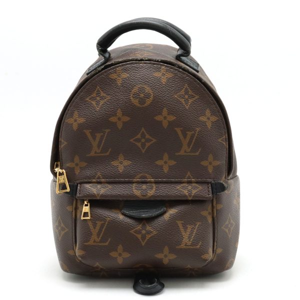 12411038 1 LOUIS VUITTON Palm Springs Rucksack Backpack Black