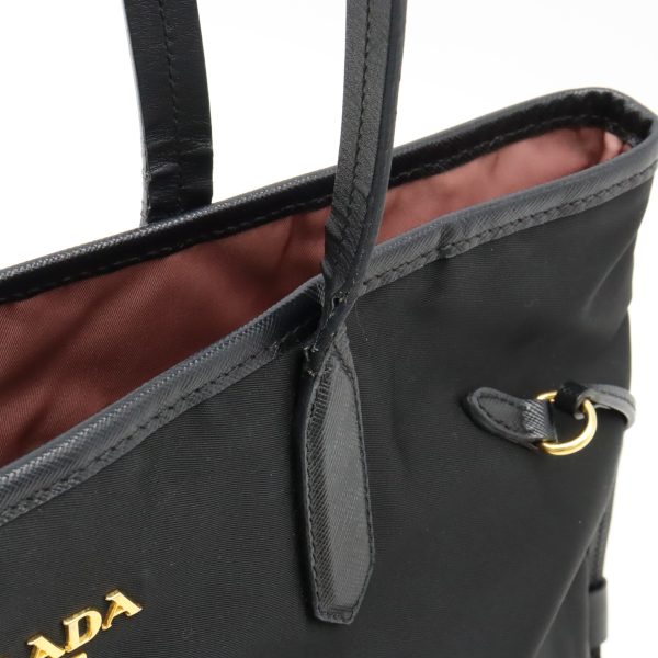 12411102 8 Prada Tote Bag Nylon Black