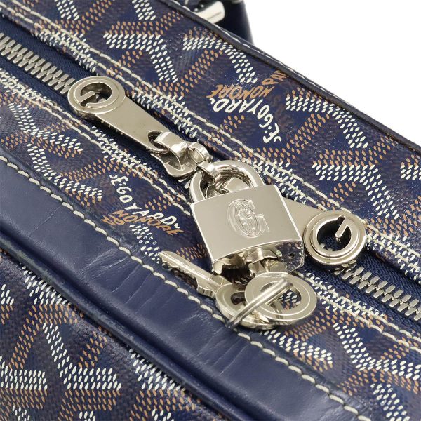 12420057 7 Goyard Ambassador MM Business Bag Navy