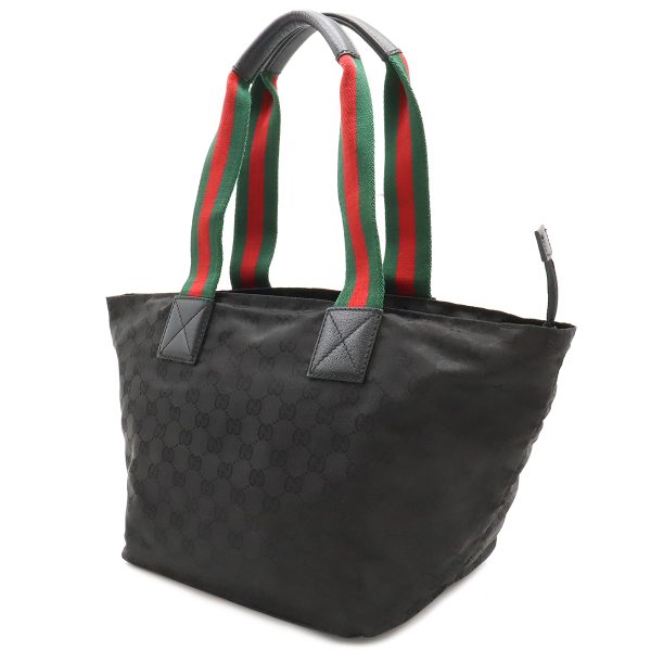 12420302 2 Gucci GG Nylon Sherry Line Tote Bag