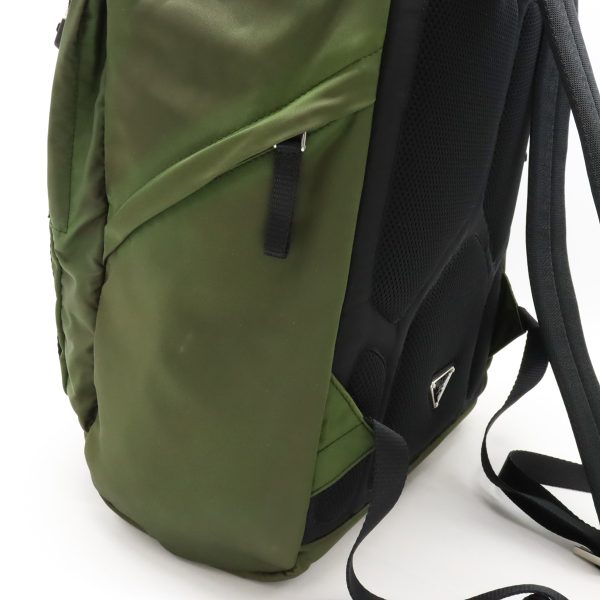 12420499 6 Prada Backpack Nylon Khaki