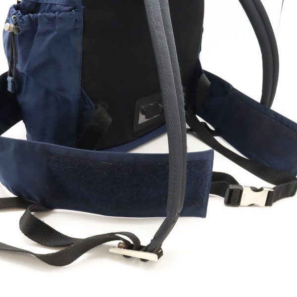 12420509 6 Prada Backpack Nylon Navy