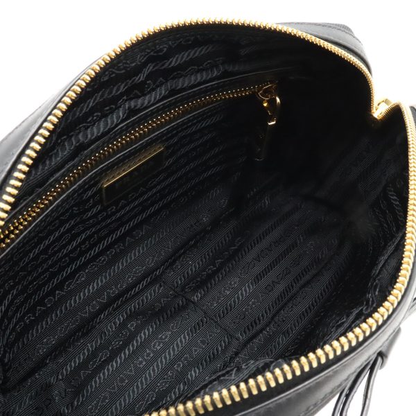 12420566 5 Prada Shoulder Bag Canvas Black