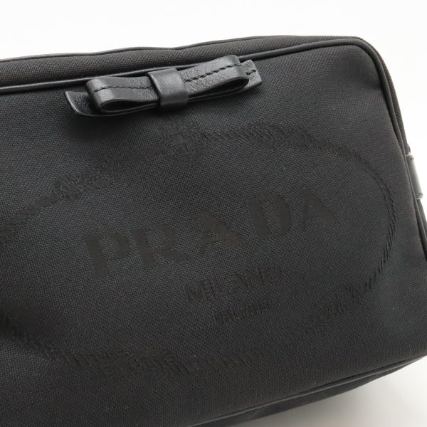 12420566 8 Prada Shoulder Bag Canvas Black