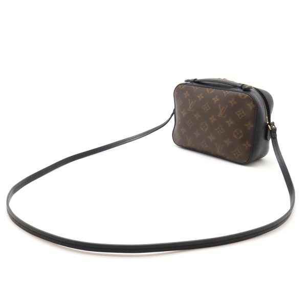 12420607 2 LOUIS VUITTON Saintonge Shoulder Bag 2WAY Monogram Black