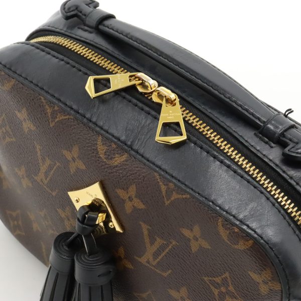 12420607 5 LOUIS VUITTON Saintonge Shoulder Bag 2WAY Monogram Black