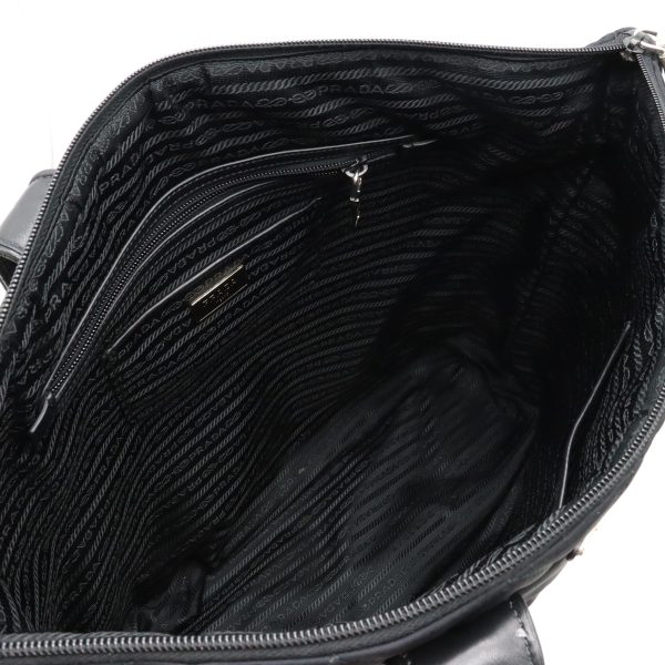 12420625 5 Prada Quilted Tote Bag Nylon Black