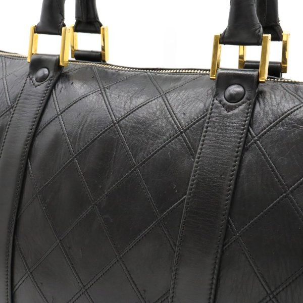 12430224 7 Chanel Bicolore Boston Bag Black