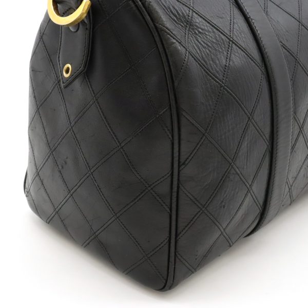 12430224 8 Chanel Bicolore Boston Bag Black