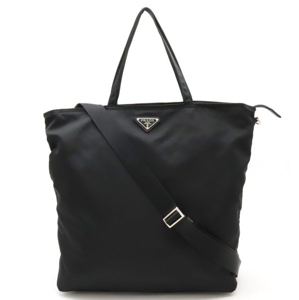 12430483 1 Prada Tote Bag Nylon Black