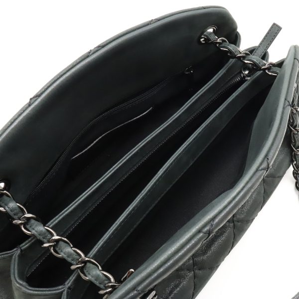 12430491 5 Chanel Mademoiselle Matelasse Bowling Bag Black