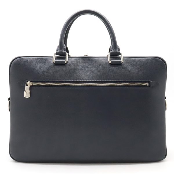 12430643 1 Louis Vuitton MM Business Briefcase Blue Marine