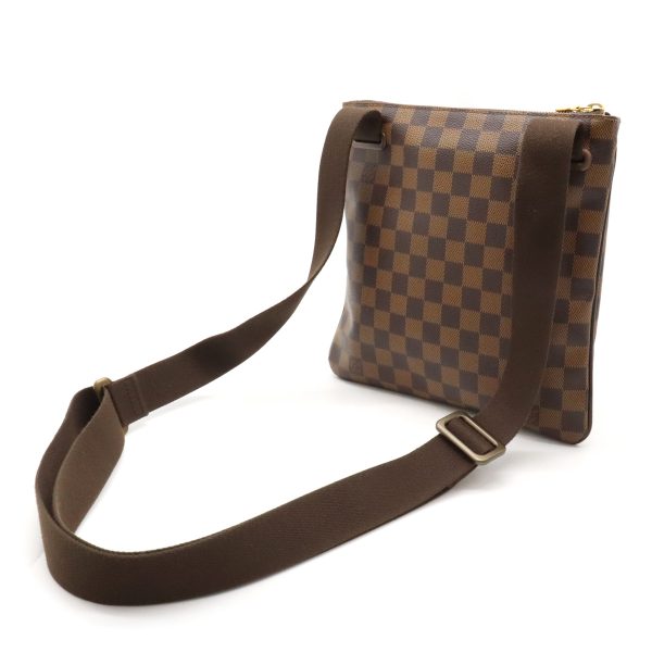 12430651 2 Louis Vuitton Pochette Plat Shoulder Bag Brown