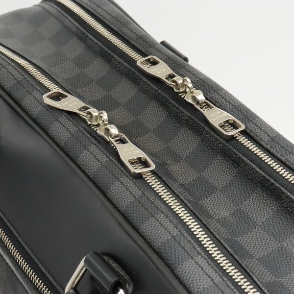 12430680 7 Louis Vuitton Overnight Case Document Bag Black