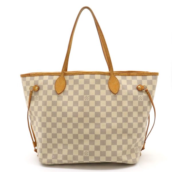 12430687 1 Louis Vuitton Neverfull MM Tote Shoulder Bag Grey