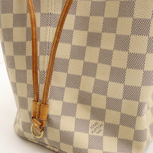 12430687 9 Louis Vuitton Neverfull MM Tote Shoulder Bag Grey