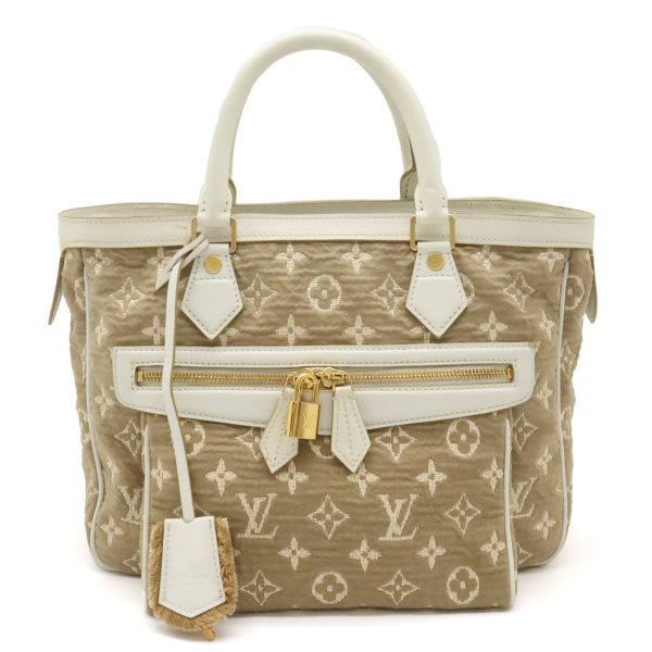 12430701 1 LOUIS VUITTON Sabia Caba MM Tote Handbag Blanc White