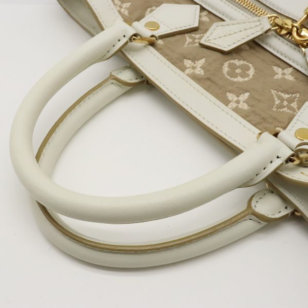 12430701 4 LOUIS VUITTON Sabia Caba MM Tote Handbag Blanc White