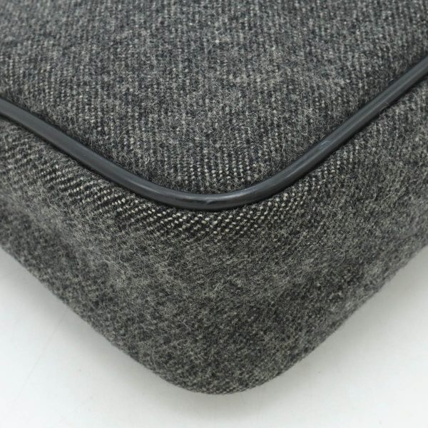 12430782 3 Prada Sports Accessory Pouch Wool Dark Gray