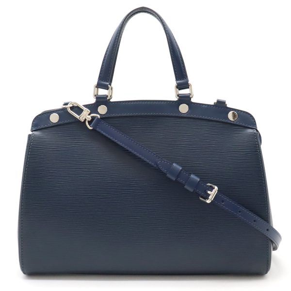 12430878 1 LOUIS VUITTON Blair MM Handbag 2WAY Epi Blue