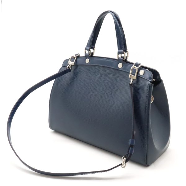 12430878 2 LOUIS VUITTON Blair MM Handbag 2WAY Epi Blue