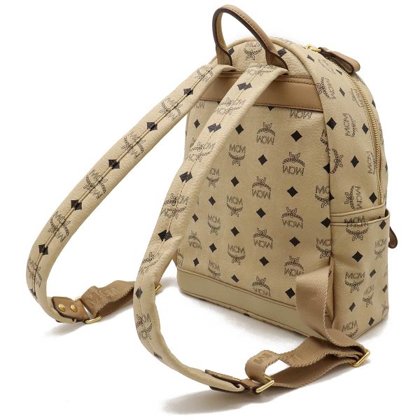 12430939 2 MCM Logogram Backpack Beige