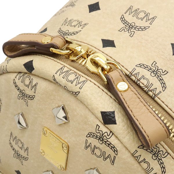 12430939 6 MCM Logogram Backpack Beige