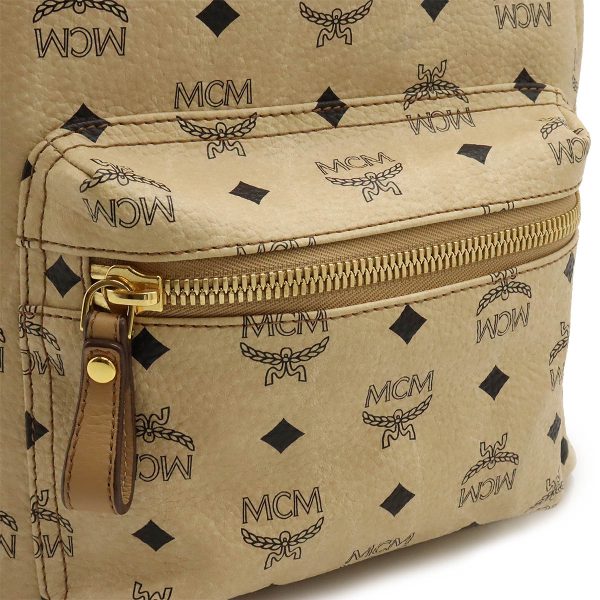 12430939 7 MCM Logogram Backpack Beige